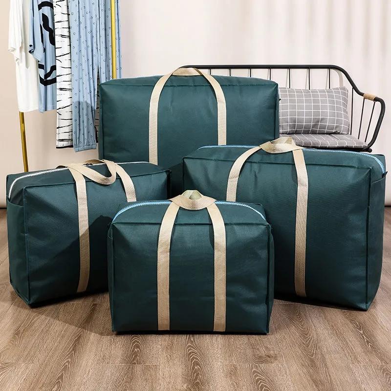 

Clothing & Wardrobe Storage Durable Organizer Modern Simple Moisture-Proof Quilt Bag Non-Woven Luggage Packing Handbag Finishing Case