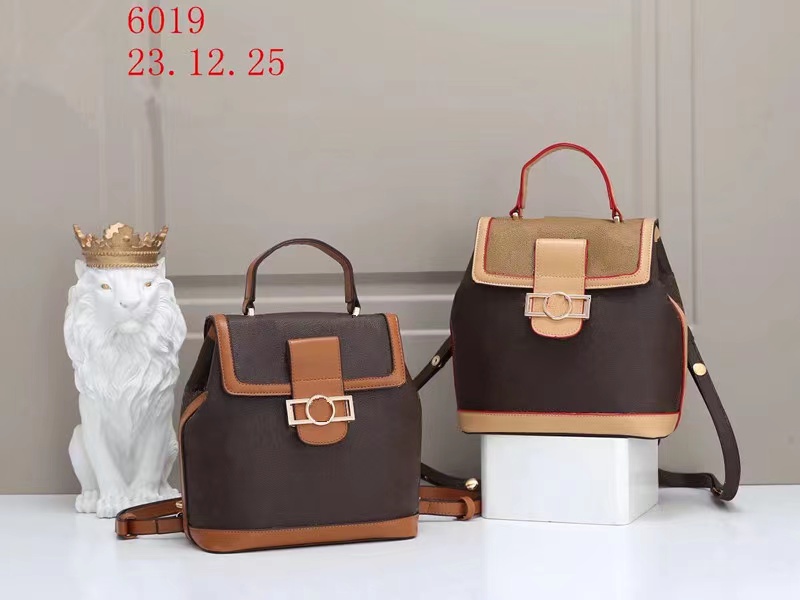 

Designer presbyopia leather backpack 2021 new lady clutch leather handbag shoulder bag classic shopping bag, Box