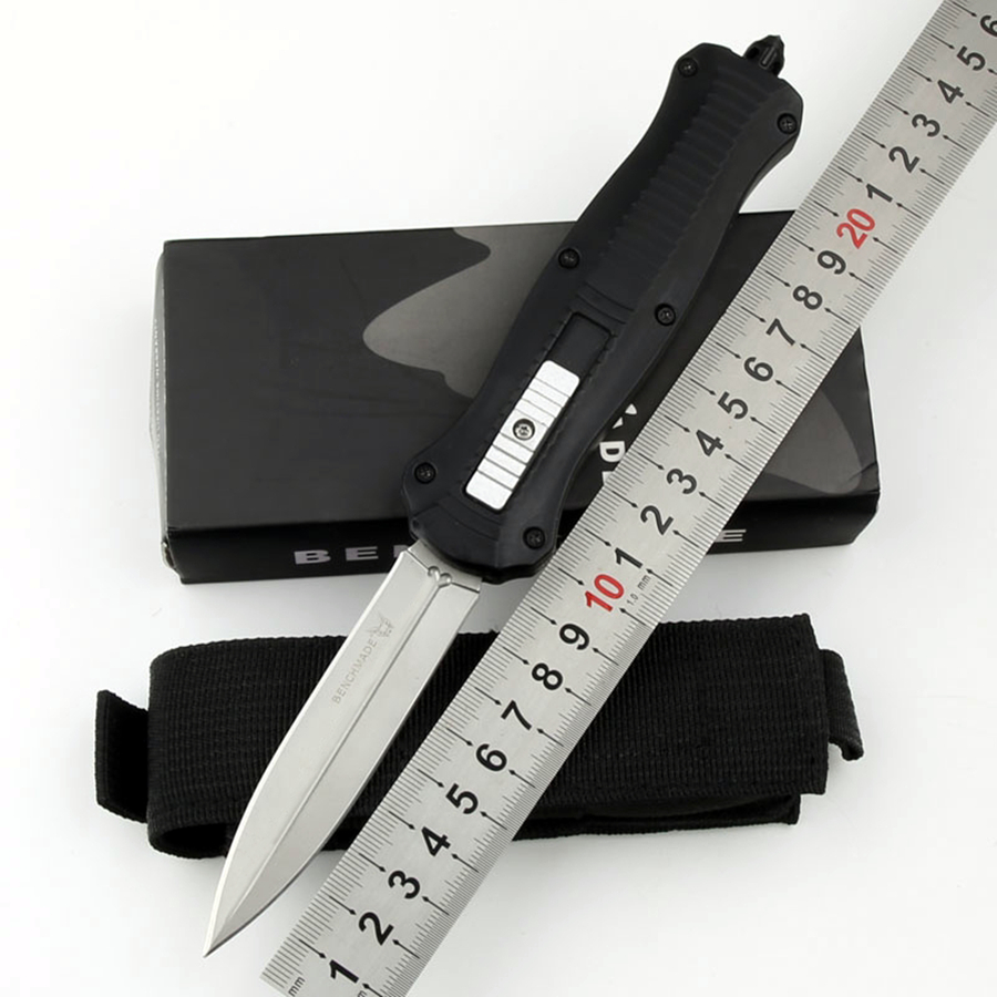 

BENCHMADE BM 3300 Plain Automatic Infidel Out Auto Front Double Tactical The D2 Tools Point Survival Action EDC Knife KNIVES 3310 3350 Kgdh