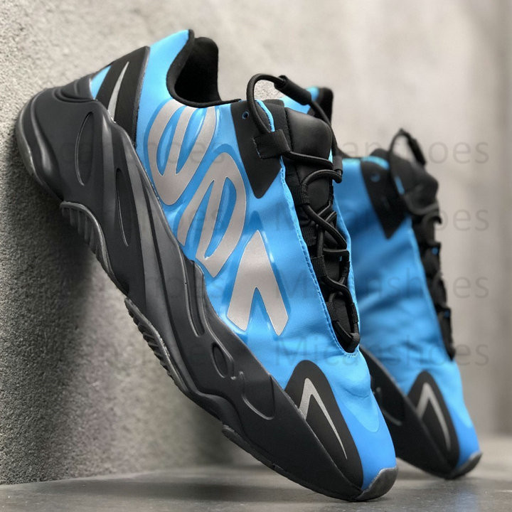 

700 Mnvn Bright Cyan Running Shoes mens Reflective CARBON BLUE Tolid Grey Utility Black Vanta Runing trainers Men Women Lace-up Sneakers, No shoes