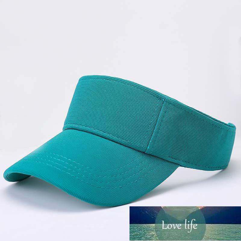 

Visors Plain Summer Sun Visor Caps Running Tennis Golf Hats Sporty Style Black White Royal Blue Khaki Dusty Pink Turquoise Red Factory price expert design Quality