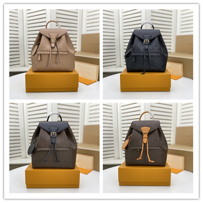 

Designer Bags Adjustable Double Shoulder Straps Luxury backpack Leather Fashion Schoolbag magnetic buckle drawstring Travel Bag Lady Storages mini bags, Don't pay it