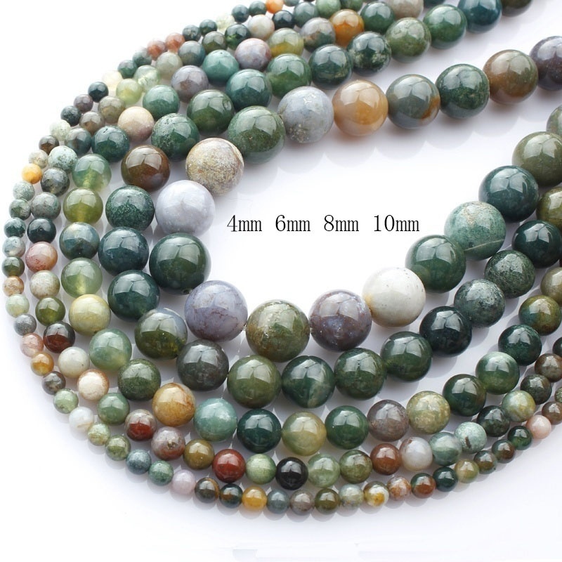 

1 String 4mm 6mm 8mm 10mm Natural Stone Beads for Jewelry Making Crystal Beads Diy Necklace Bracelet Crystal Beads, Black