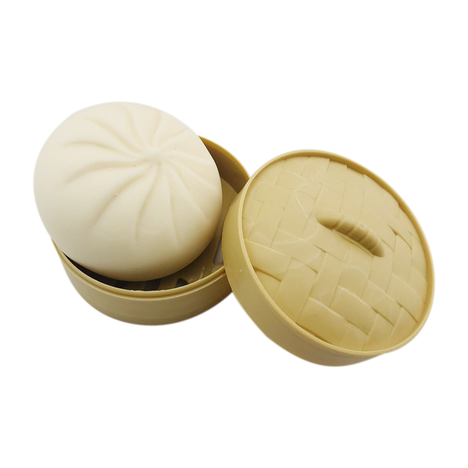 Simulation Buns Bread Unzip Toy Steamed Stuffed Squishy Food Decompression Toy Squeezing Fidget Toys Squisy Squeeze Vent Toy-image-692259396