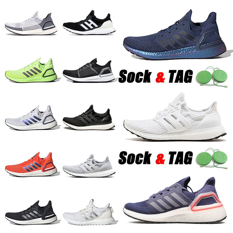 

Ultraboost Mens Women Running Shoes Casual Trainers Blue White University Red Volt Tech Indigo Black Solar Dash Grey Sport Classic Sneakers, White;red