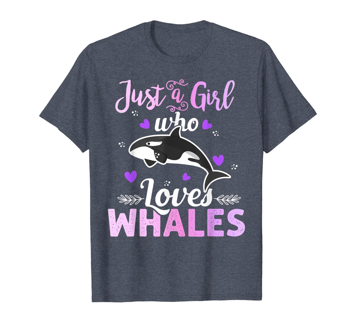 

just a girl who loves whales t-shirt killer whale lover gift, White;black