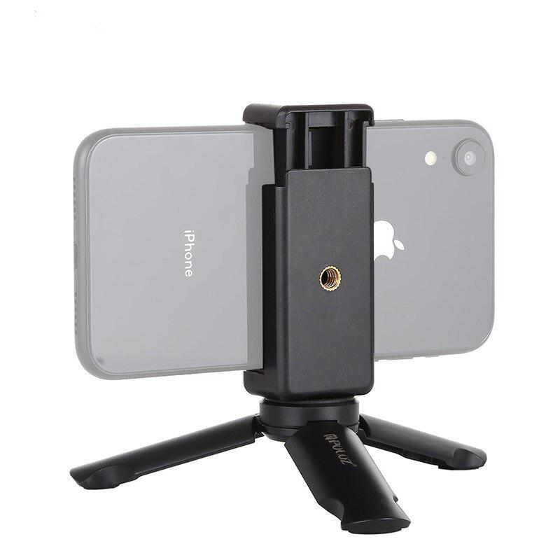 

Cell Phone Mounts & Holders PULUZ Mini Portable Folding Plastic Stand Tripod Tripode Universal Clamp Bracket Smartphones Holder Clip For Xia