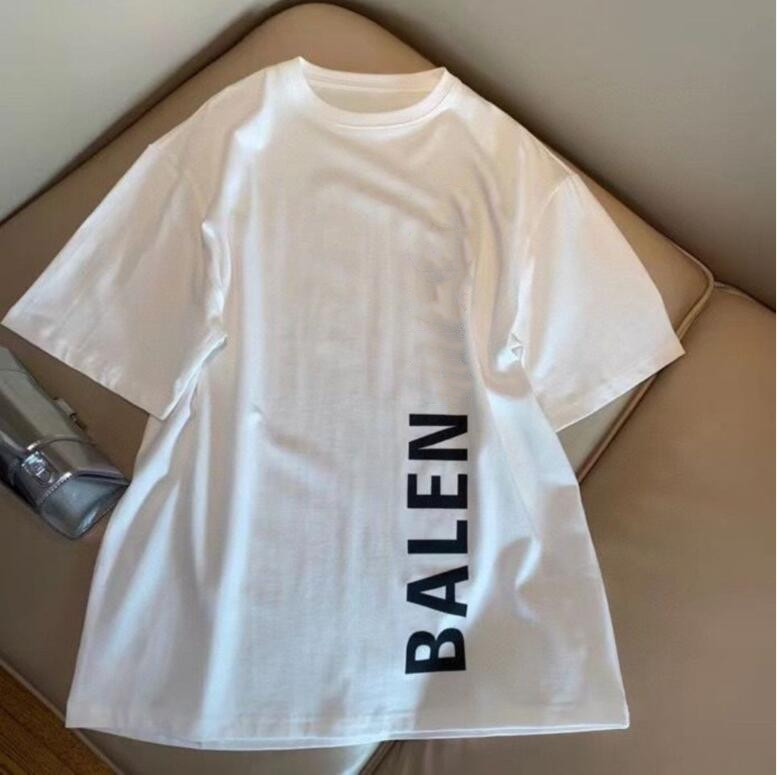 

2021 spring/summer fashion Women's Tops & Tee round collar pure cotton casual Couples with short sleeve Plus Size loose lovers man Miss, White
