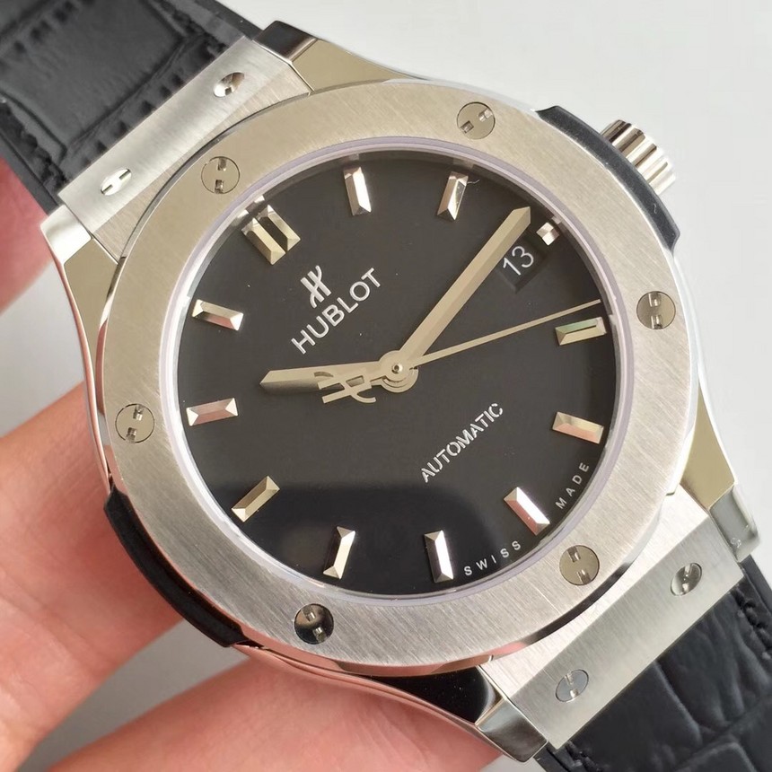 

2001 Top Quality Famous Brand Hublo T Mens Watch Stainless Steel Band Automatic Self Wind Men Watches With Gift Box 01#, Slivery;brown