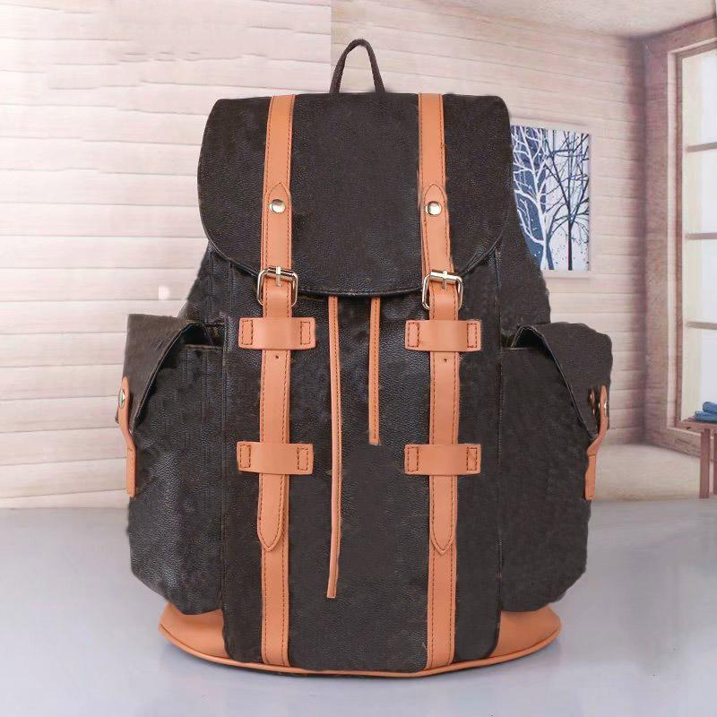 

New 2022 High Quality Leather sale Backpack Luxurys Designer knapsack Men Women Classic Flowers Plaid Schoolbag Satchel Back pack