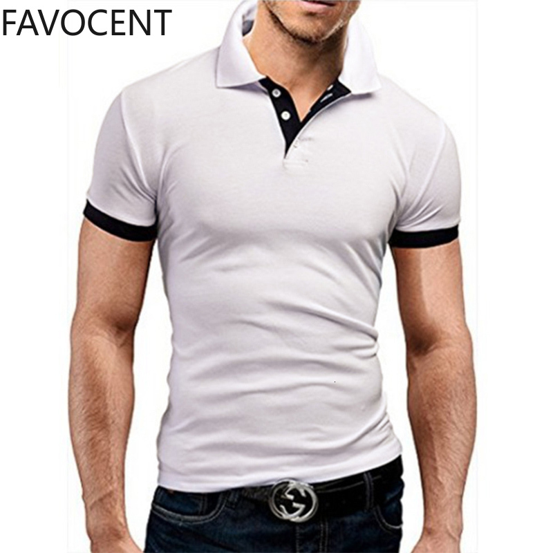 

Men' T-Shirts Polo Men Summer Casual Slim Breathable Clothing Male Shorts Sleeve Business Top Fashion Street Wear MULI, Yellow