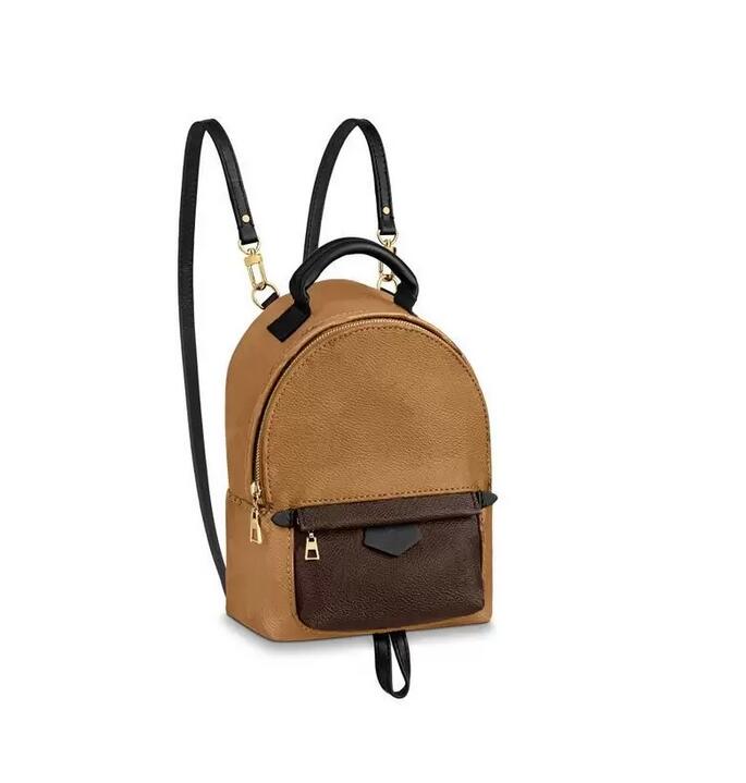 

Designers women men bags BACKPACKS Travel Backpack Mini School Bag Double Shoulder Bags School Bag PALM SPRINGS, Yellow old flower