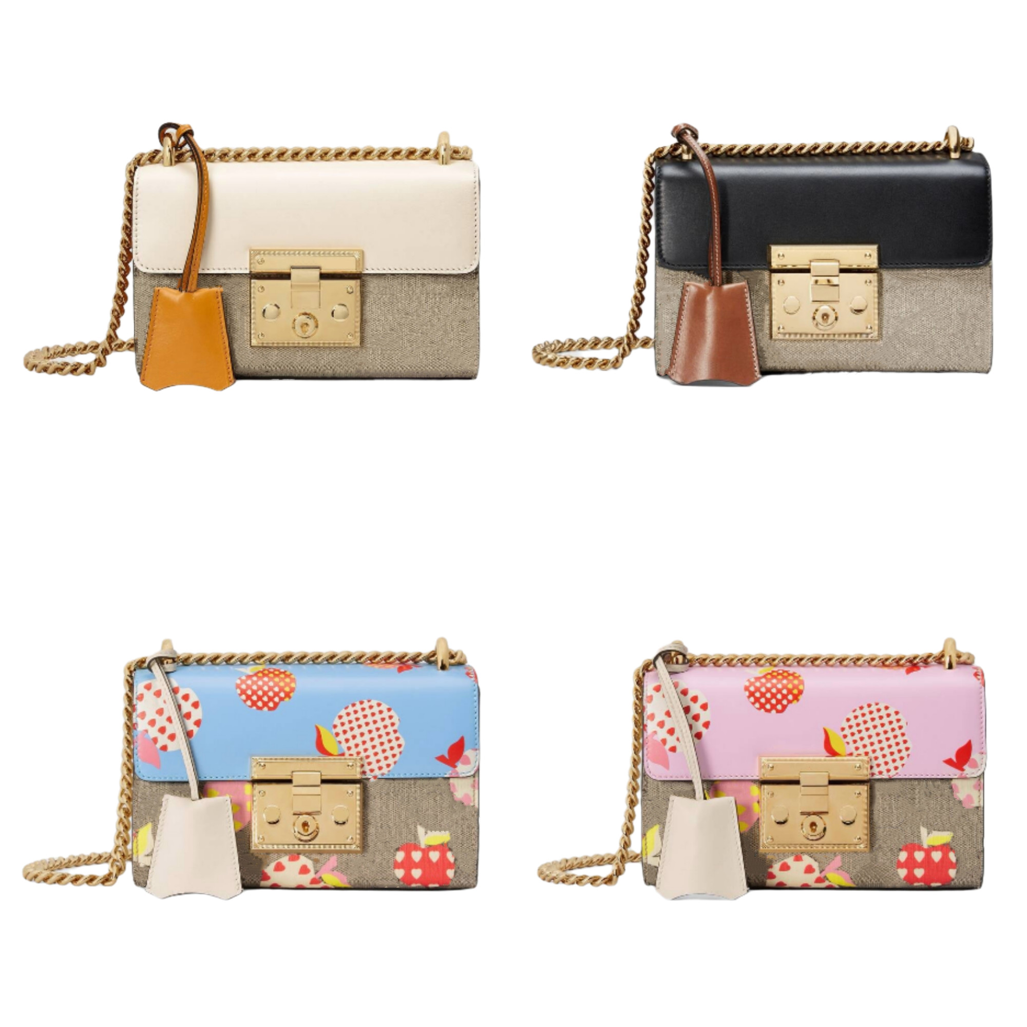 

4 color luxurys bags Fashion designers womens High Quality CrossBody Handbag Chains Real leather ladies Shoulder Bag purse Cross Body Clutch Handbags, Customize