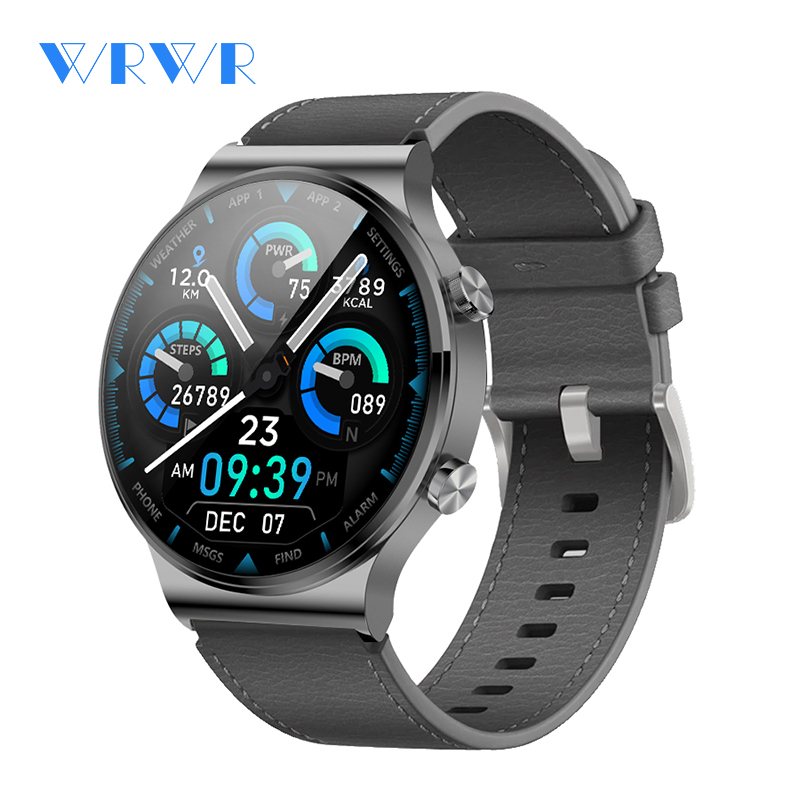 

WRWR 2021 Smart Watch Men Dial Call Watches Smartwatch Waterproof Fitness Bracelet Tracker For Apple Huawei Xiaomi Androidg, All black-silicone