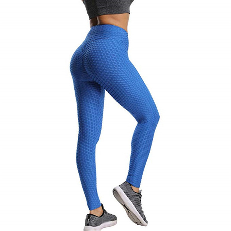 

Fitness pants elastic jacquard Pants high waist hip sports bra Yoga suit