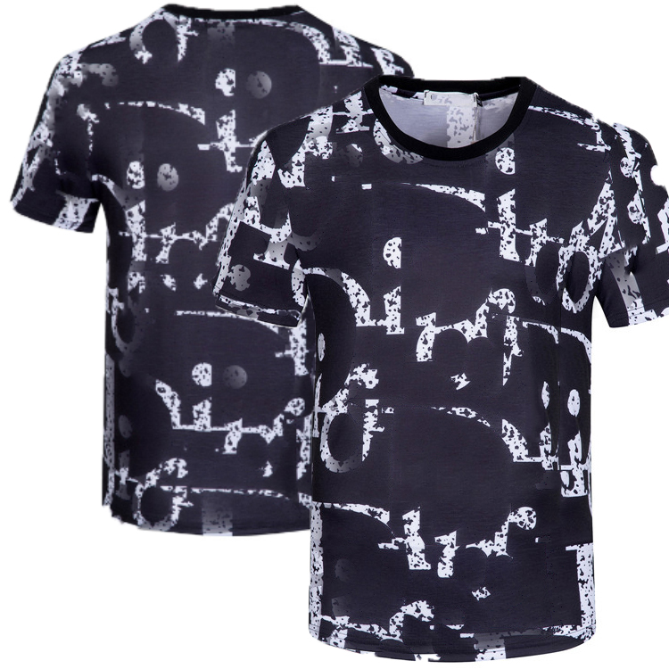 

Luxury Mens Summer Designer T Shirts Couples Print Short Sleeve Tees pullover Streetwear 100% cotton Woman Fashion letter Pattern Tops Size M, 12