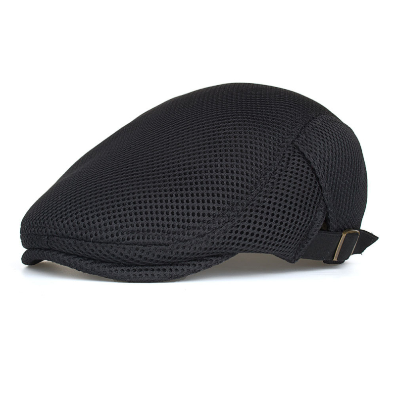 

Men Style New Breathable Newsboy Hats Lightweight Net Casual Peaked cap, Khaki