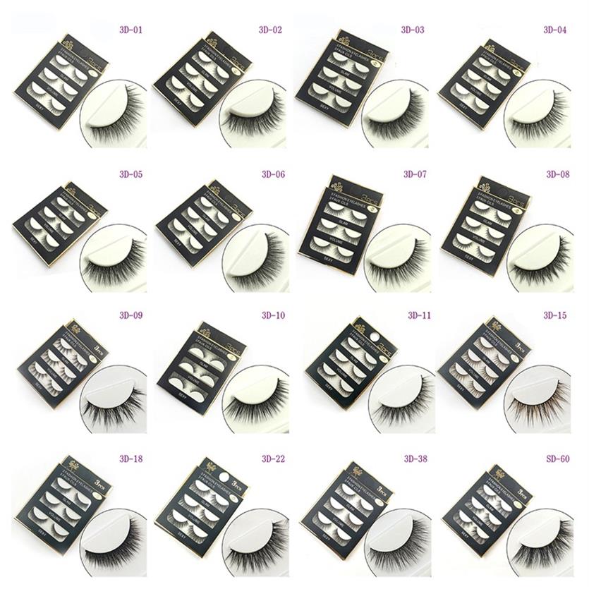 

3D False eyelashes 16 Styles Handmade Beauty Thick Long Soft lash Fake Eye Lashes Eyelash Sexy 3001078 a30
