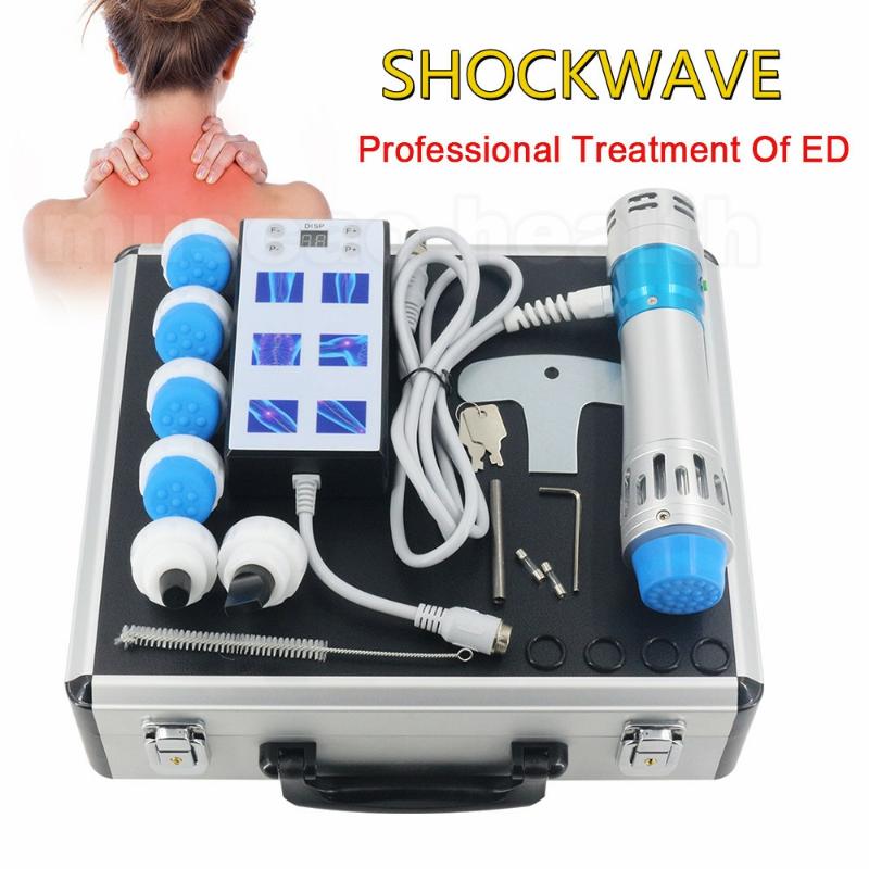 Electric Massagers Physiotherapy Shockwave Therapy Machine With 7 Head ED Treatment Pain Relief Health Care Extracorporeal Wave Home T-image-745767830