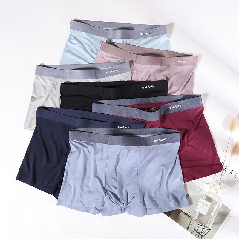 

Underpants The Burst Wholesale Graphene Men's Panties 60 Lancine Modale Unmarked Flat Angle Comfortable Breathable Cool, Black;white