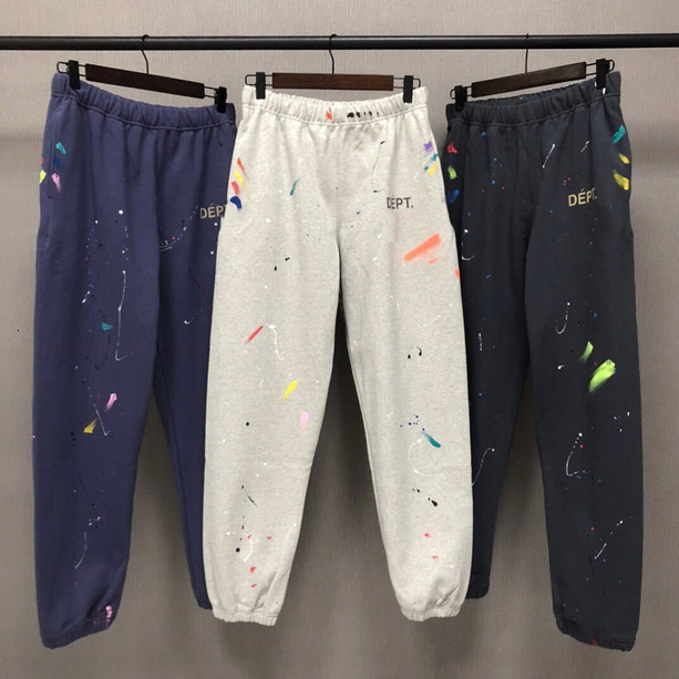 

Correct version Gary dep splash paint pants casual sports pants men' and women' same style Street fashion pant designer high qualityshuangsu, Whatsapp