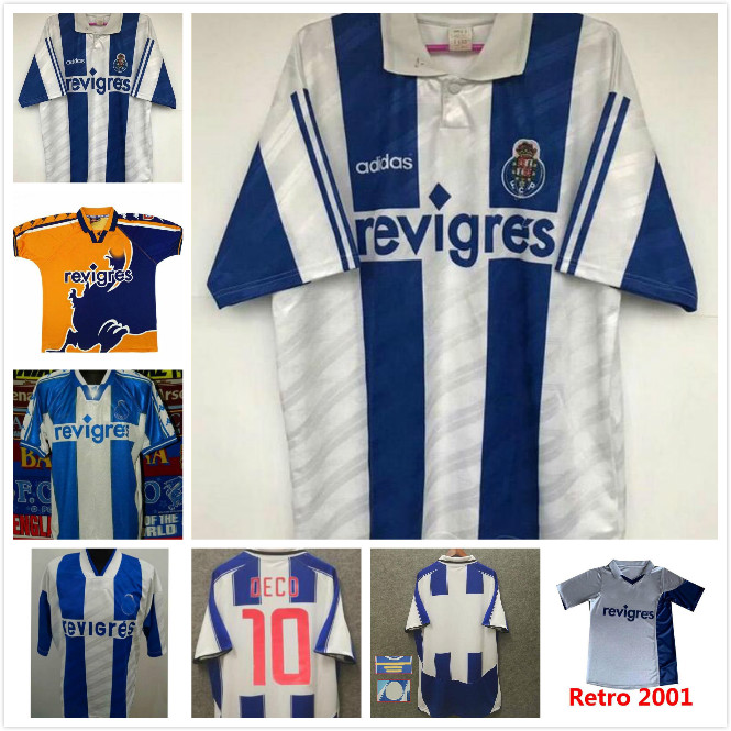 

Porto Retro Soccer Jersey 1994 95 97 99 2001 2003 2004 Cup Final home Men #10 DECO finals Vintage Football Shirt Kits classic Uniform #77 McCARTHY #11 DERLEI
