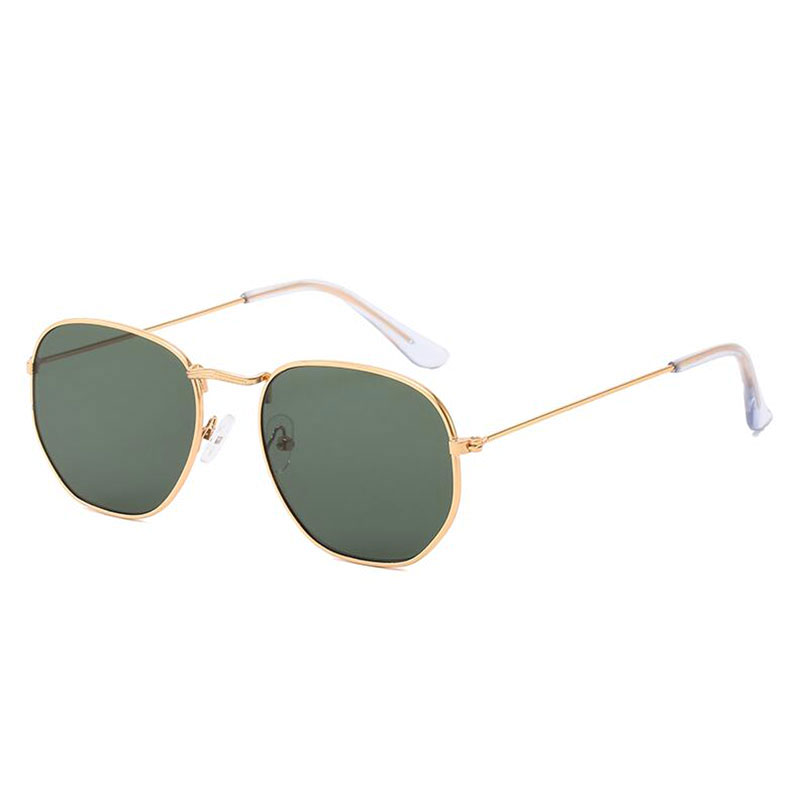 

Hexagonal Womans Sunglasses Glass Lens Luxury Mens Sun glasses UV Protection men Designer eyeglass Metal hinge Fashion women spectacles with Original boxs 3548