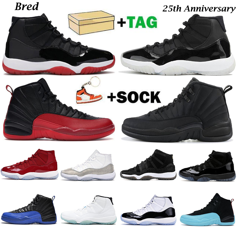 

Mens basketball shoes jumpman 11 25th Anniversary 11s Bred Cap and Gown Space Jam 12s Dark Concord Reverse Flu Game men women sneakers, Win like 82