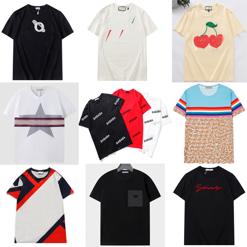 

T shirts Designer Men Women 2022 Summer High Quality Cotton Tshirt For Man Simple Letters Hip Hop Short Sleeves Tops Tees, 16