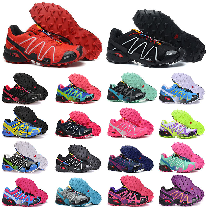 

Authentic Outdoor Speed Cross 3 CS Running Shoes For Men Women Black White Purple Green Pink Blue Red Sports Sneakers Trainers EUR 36-46, 40-46