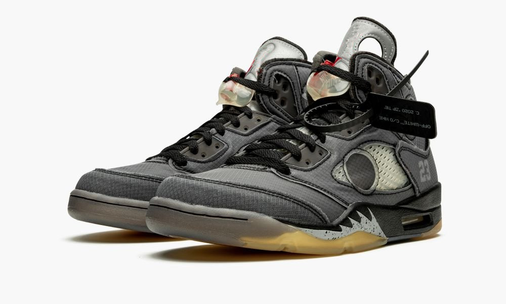 

JUMPMAN 5s RETRO SP BLACK MUSLIN-FIRE RED Basketball Shoes Outdoor SNKRS Sports With Original Box Fast Delivery