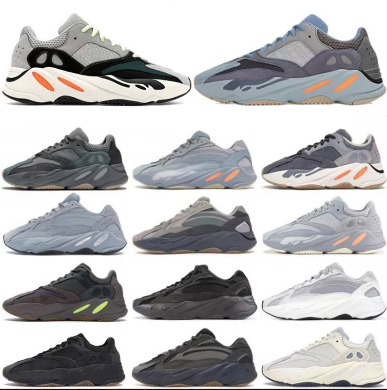 

top quality Static Reflective 700 V2 Running Shoes for mens Breathable Inertia Tephra Solid Grey Utility Black Men Women Sport Trainers Sneakers size 36-45, 21