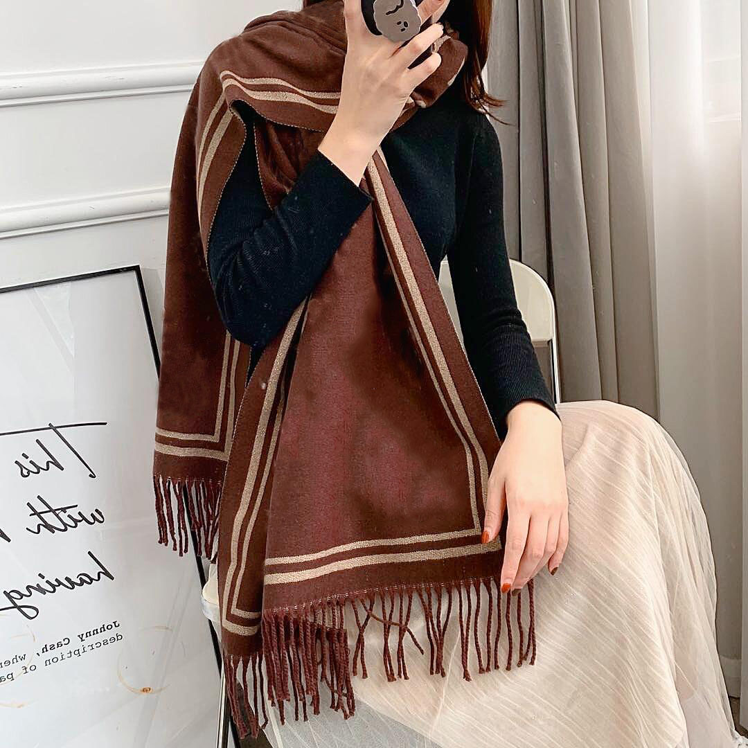 

Scarf new Luxury hot Top high quality shawl for women Winter Mens designer Pashmina Warm Fashion Imitate Wool Cashmere Scarves