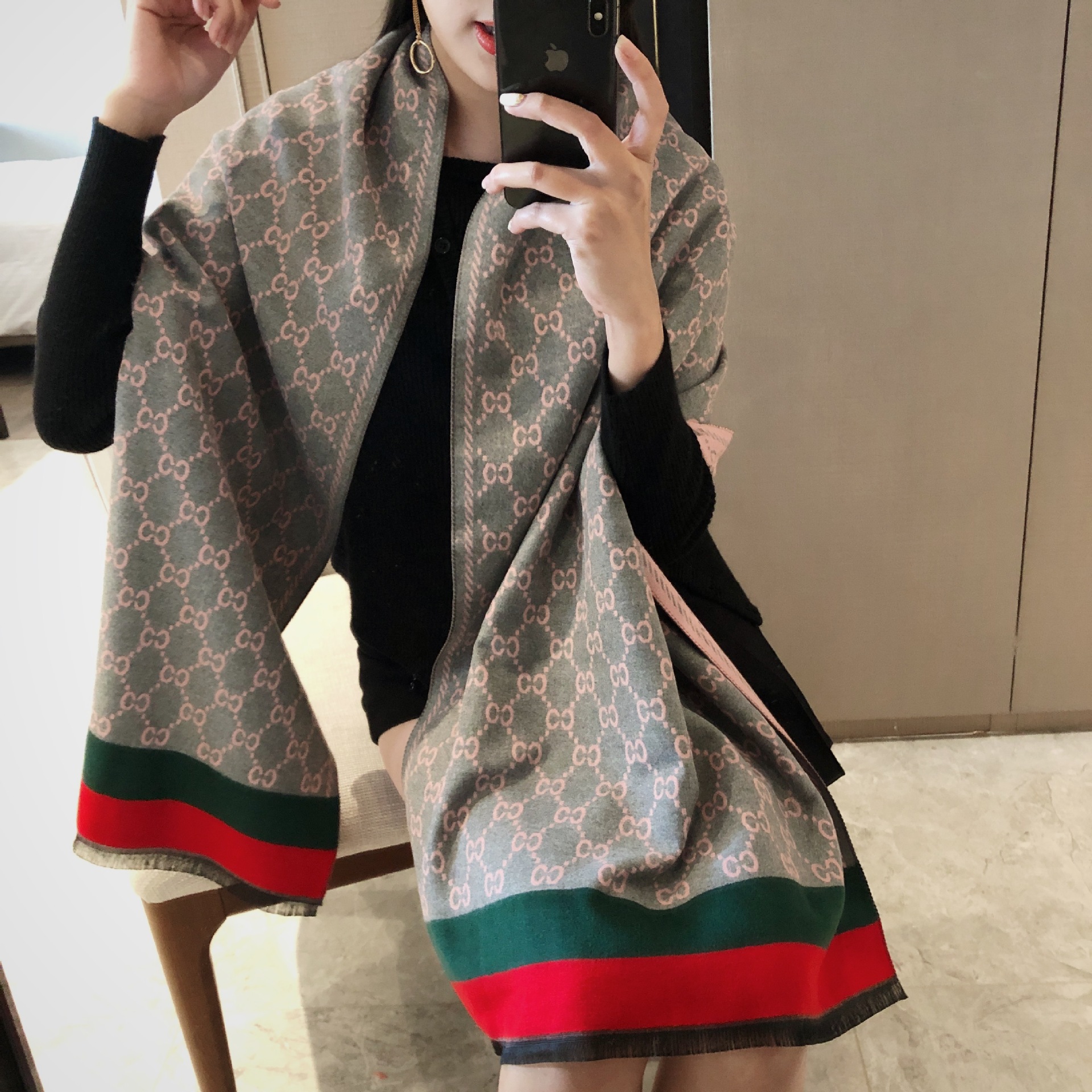 

designer Winter Casual Business men scarf Cashmere Scarves Male Warm Plaid Cotton Shawl Wraps foulard, Blue;gray