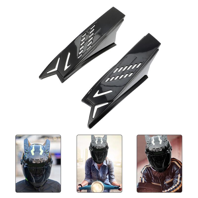 

Interior Decorations 2Pcs Durable Motorcycle Helmet Decorative Horns Cool