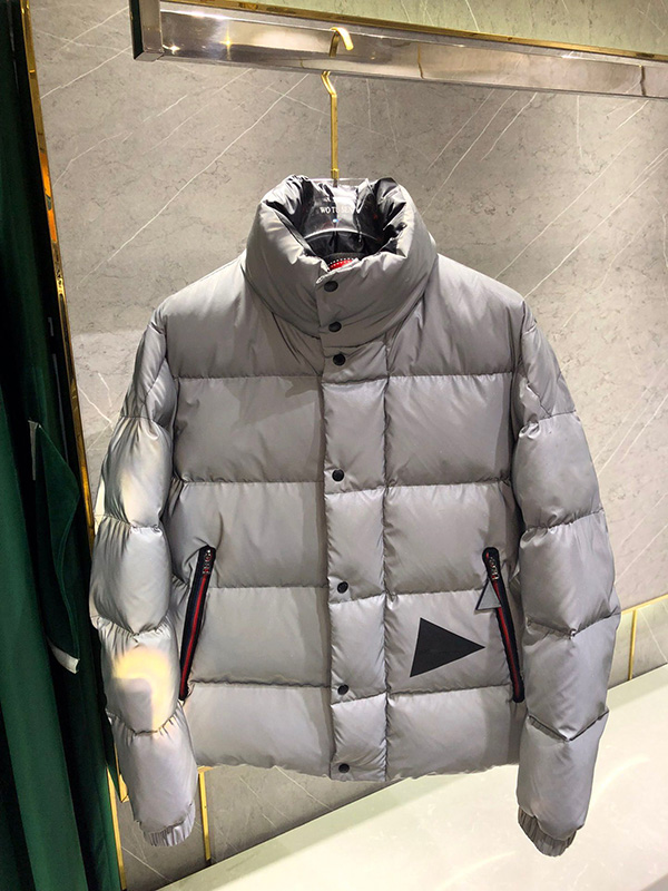 

2021 Men Down Jacket Fashion Winter Coat Wind-Resistant Breathable Goose 1952 Oversized Jackets, Gray