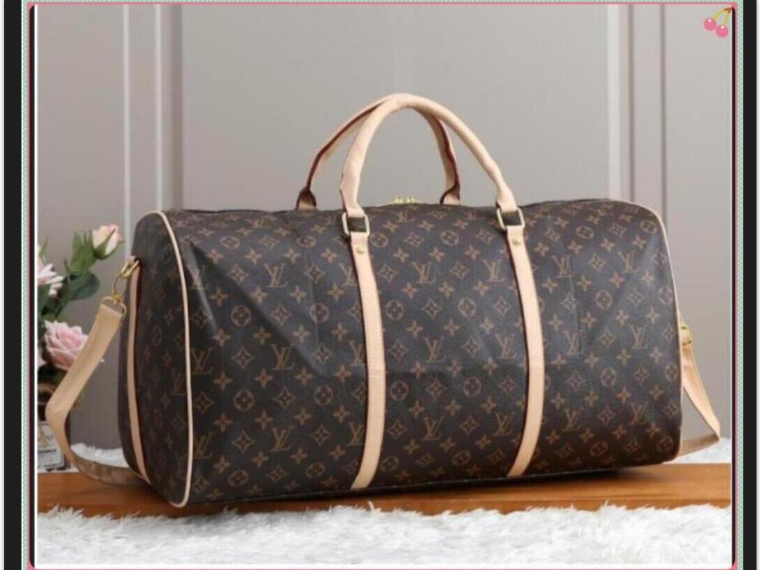 

new 1-5 LV LOUIS 1 VITTON Designer Handbag 55cm DUFFLE Man Travel Bag Men's Duffel Backpack Outdoor Luggage bag Male Me