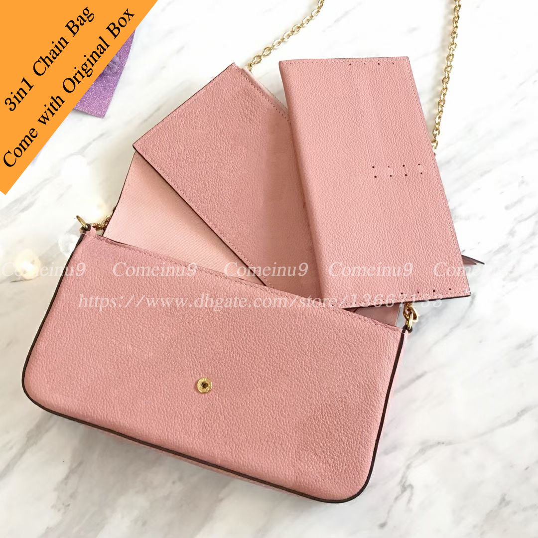 

Black Women Embossed Leather Woc Clutch Handbag 64065 Designer 3pcs Set Pochette Bag Women Clutch Pocket with Box 61276 Cross Body Shoulder Bag, White plaid