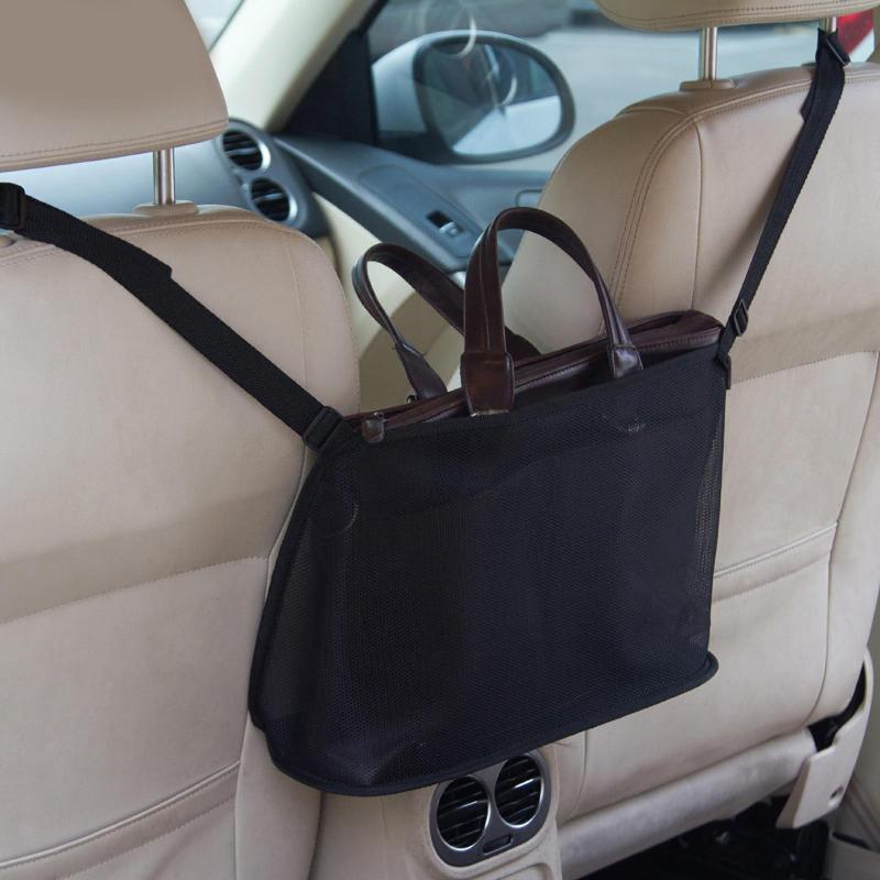 

Car Organizer Net Pocket Seat Side Large Capacity Bag Backseat Storage Pouch