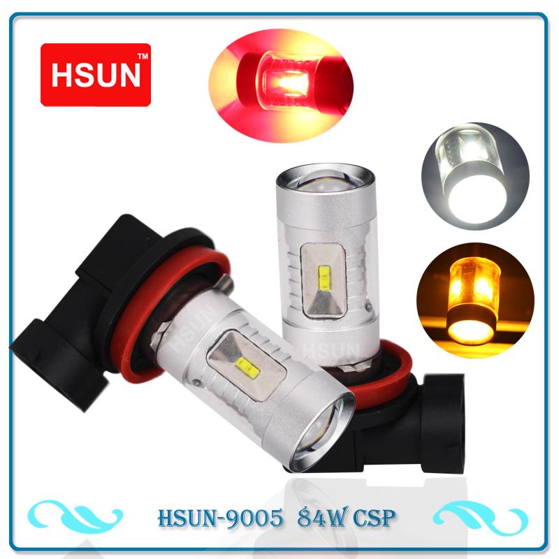 

Car Headlights HSUN 2pcs 9005 LED Fog Lights Bulb 800LM 6000K White Driving Running Lamp Auto Leds Light 12V 24V