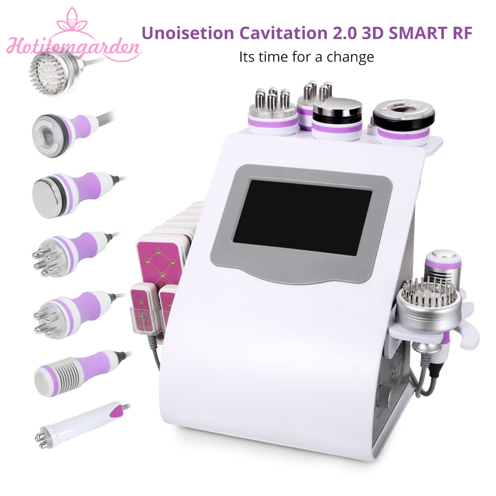 9 in 1 Multifunction Portable Sculpting Machine Vaccuum Cavitation Radio Frequency Slimming Beauty Equipment For Face Body