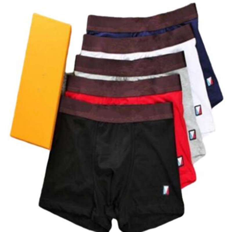 

Designer brand men's boxing underwear multicolor sexy underwear cotton belt box, Black;white
