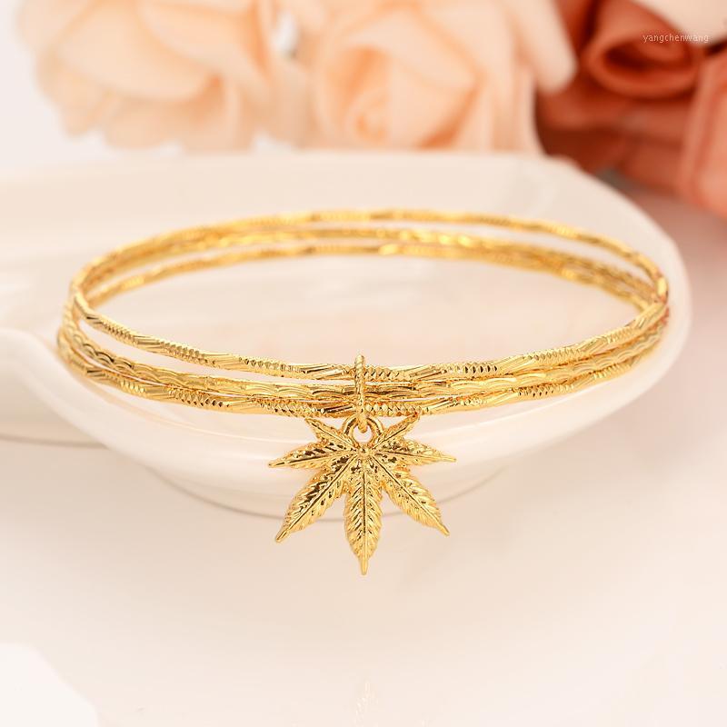 

Gold Color Womens Leaf Bracelet Jewelry Bracelets Banglelry Charm Wedding Bridal Party Gifts Bangle