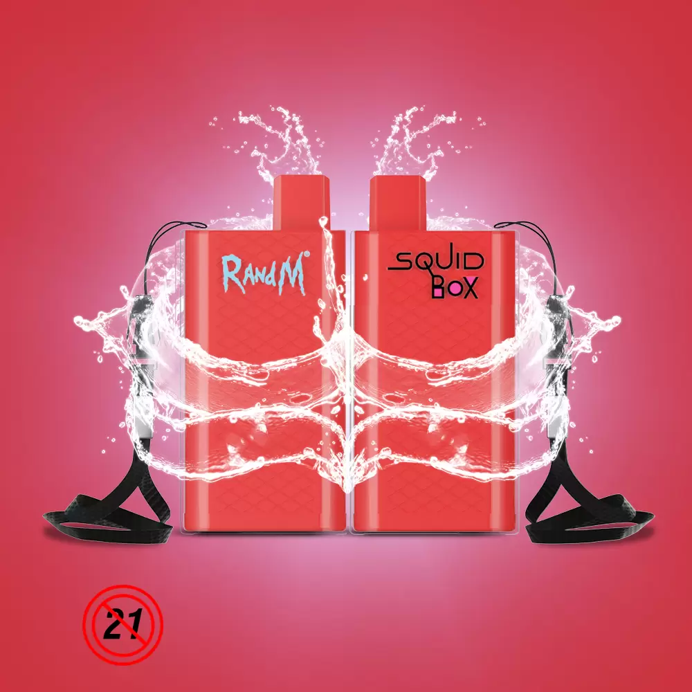 

RandM Squid Box 5200 puffs rechargeable disposable E cigarette 10 colors