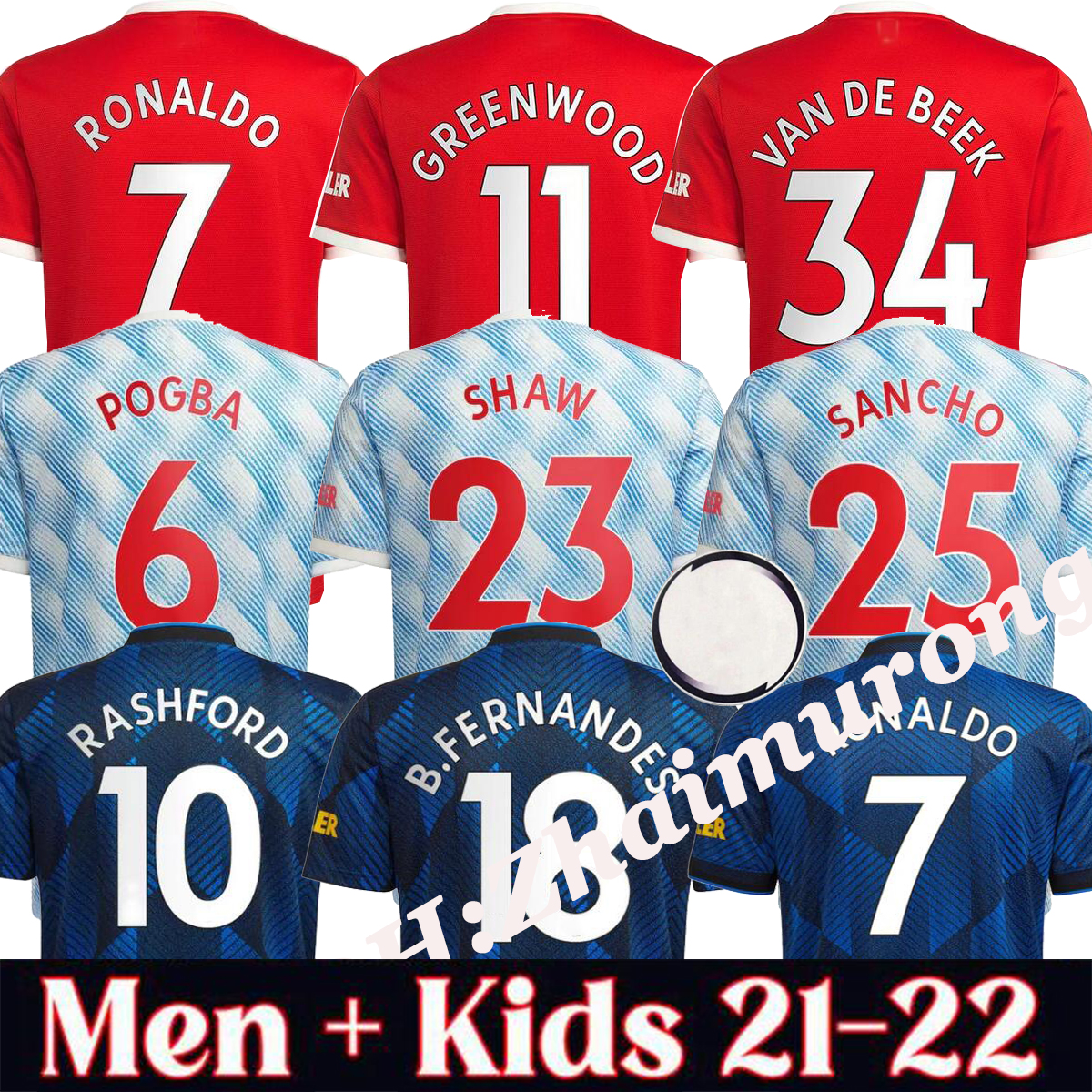 

2021/22 soccer jerseys RASHFORD RONALDO MAN SHAW SANCHO MANCHESTER 21 22 football shirt fans UTD POGBA MARTIAL B. FERNANDES UNITE men kids kit, Adult