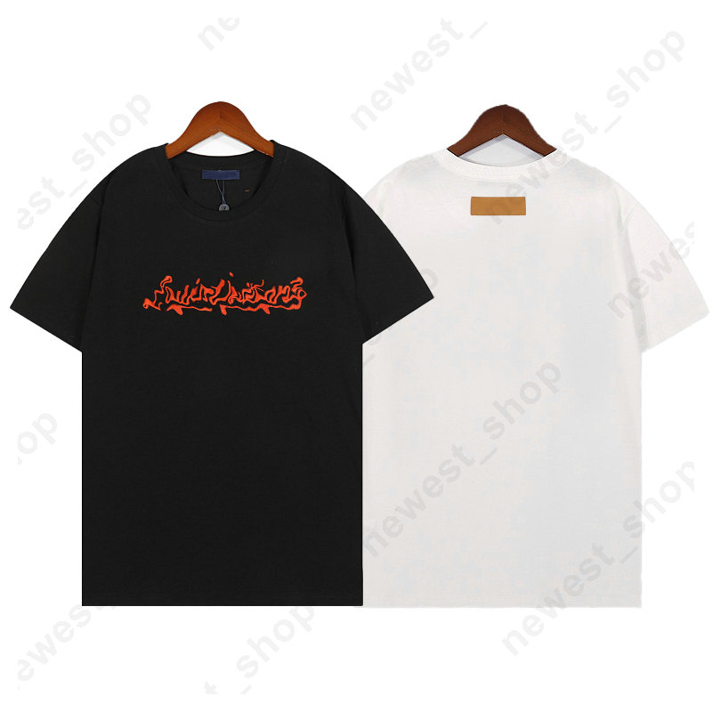 

2022 summer designer Luxury Mens T-Shirts tshirt europe paris t-shirt shirt womens classic simple embroidery letter short sleeve fashion casual cotton tee L tops, White