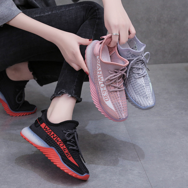 

Women's mesh casual breathable running shoes fashion trend sports sneakers trainers outdoor jogging walking size 36-40, A2