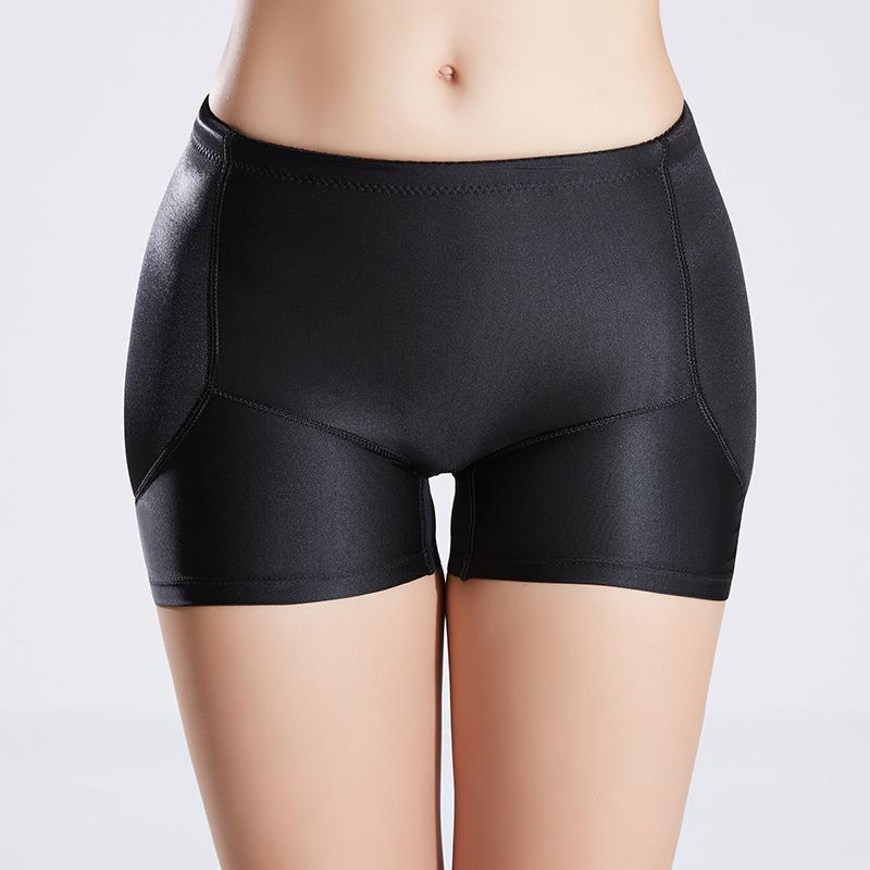 

Buttocks Panties Women' Thickened And Abundance Span Increased Hips Fake Buunderwear Sponge Pad Shapers, Black