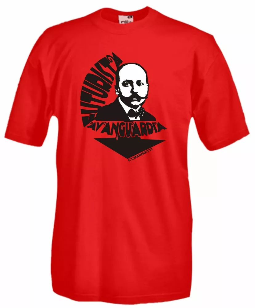 

T-Shirt Shirt a13 Filippo Tommaso Marinetti Futurism, Mainly pictures