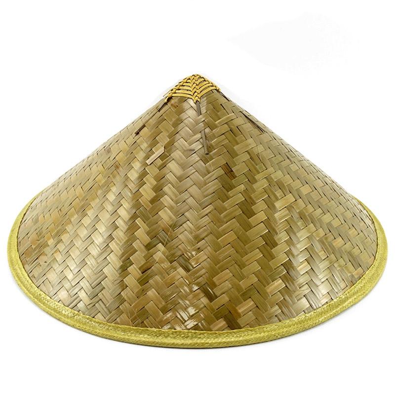 

Wide Brim Hats Adult Deluxe Coolie Hat, Bamboo, Oriental Unisex, Yellow